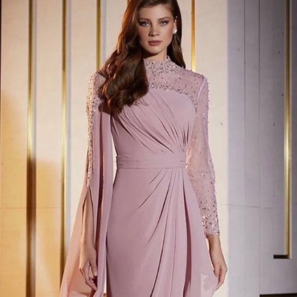 Diana Gown Blush .. worn once - Picture 1 of 4